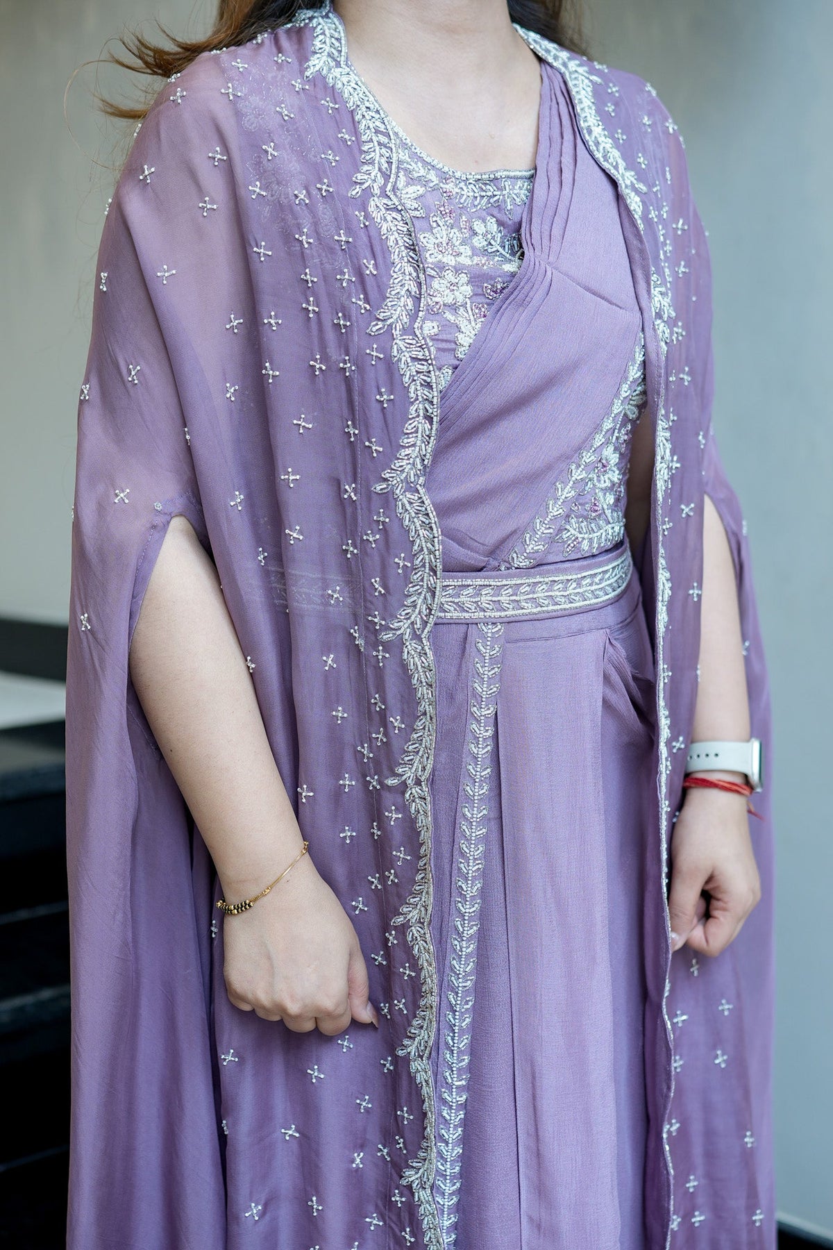 Vinika Embroidered Three Piece Set