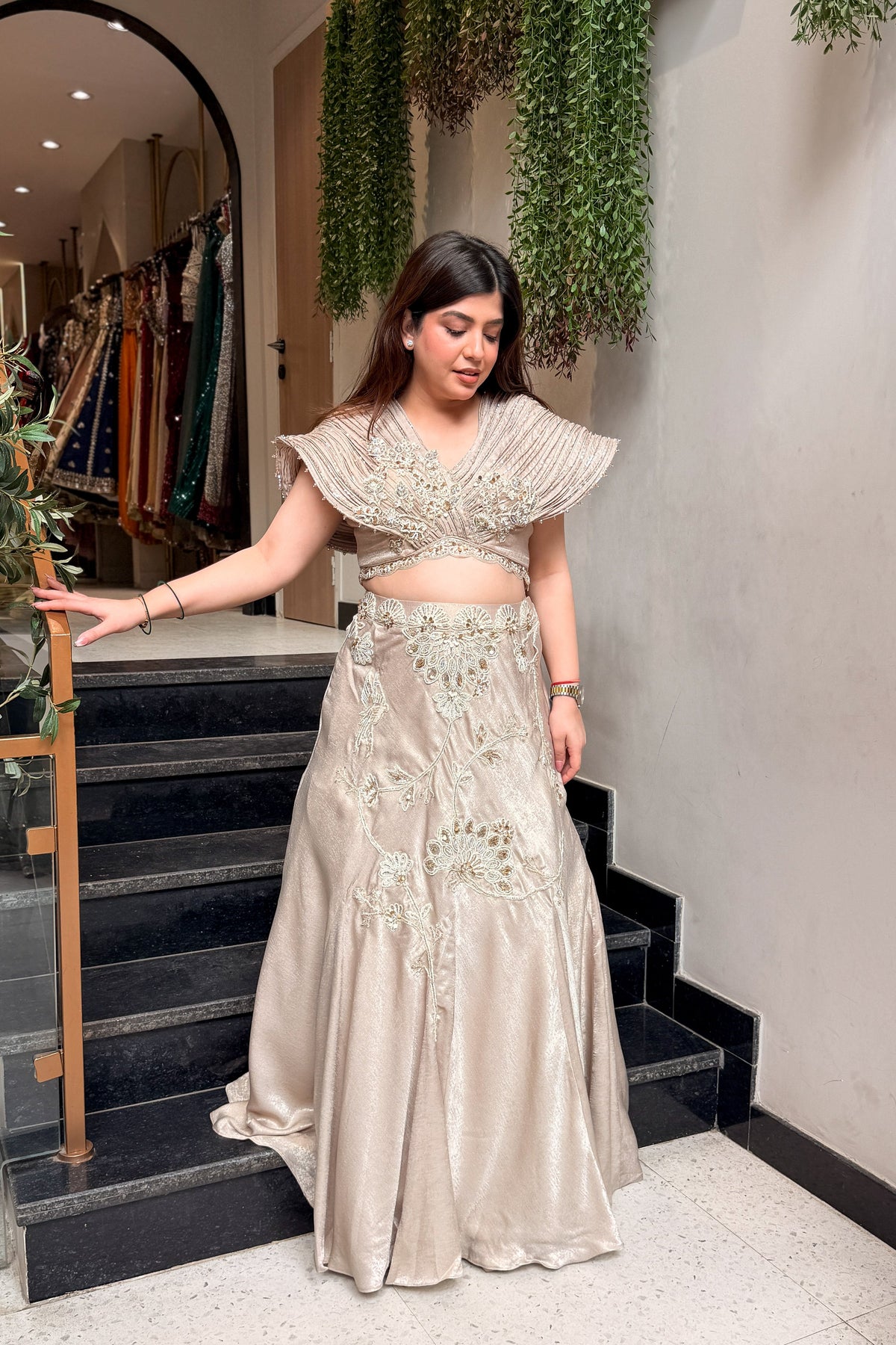 Vireya Hand Embroidered Lehenga