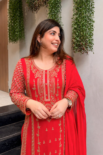 Shamita Hand Embroidered Suit Set