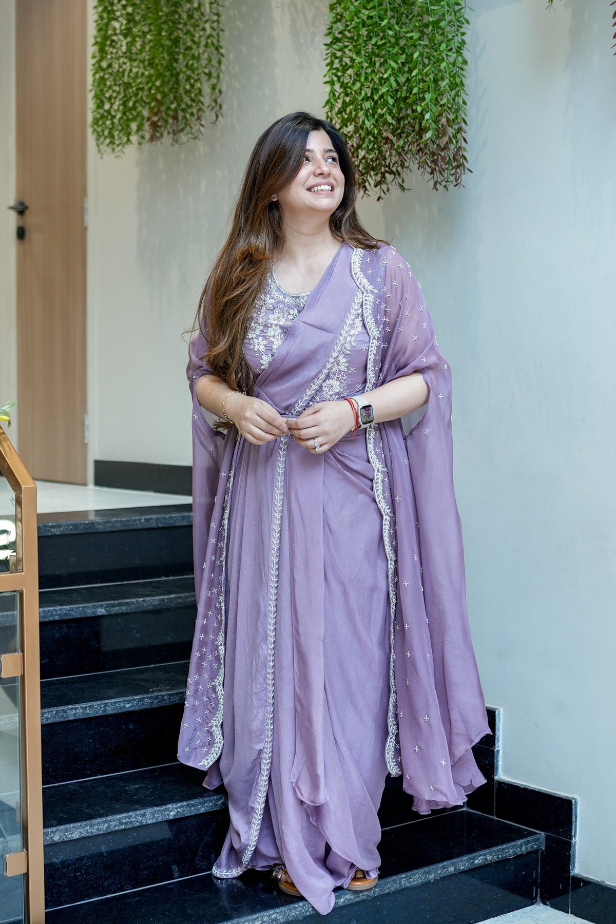 Vinika Embroidered Three Piece Set