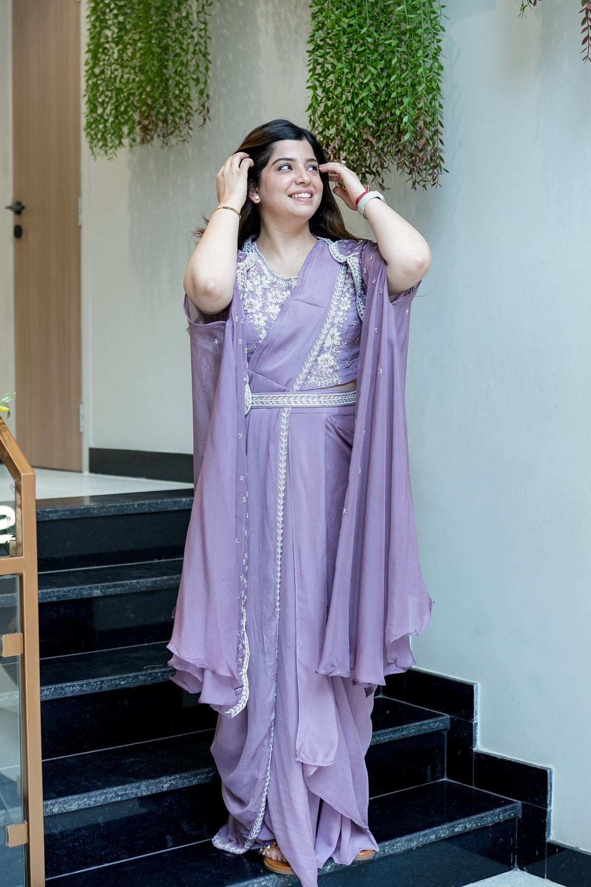 Vinika Embroidered Three Piece Set