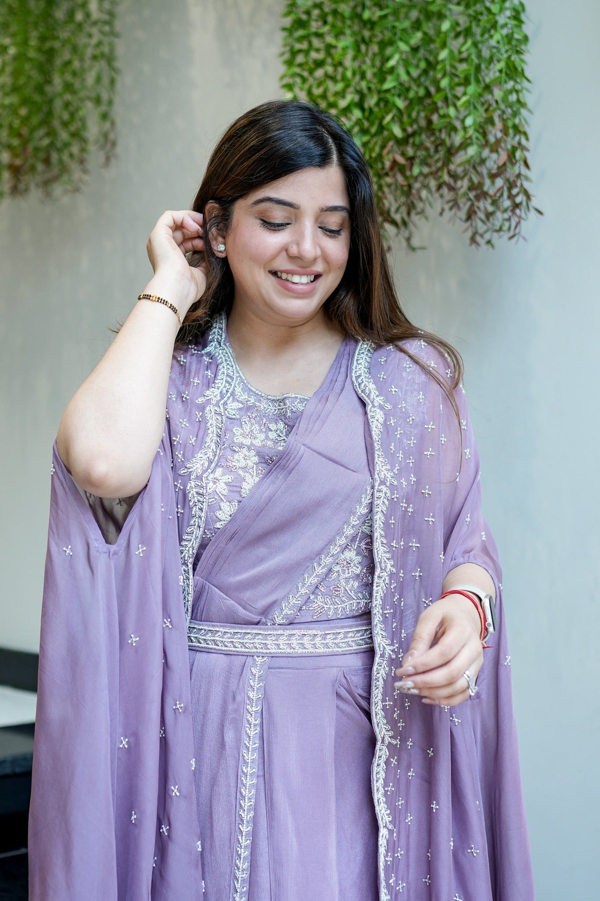 Vinika Embroidered Three Piece Set