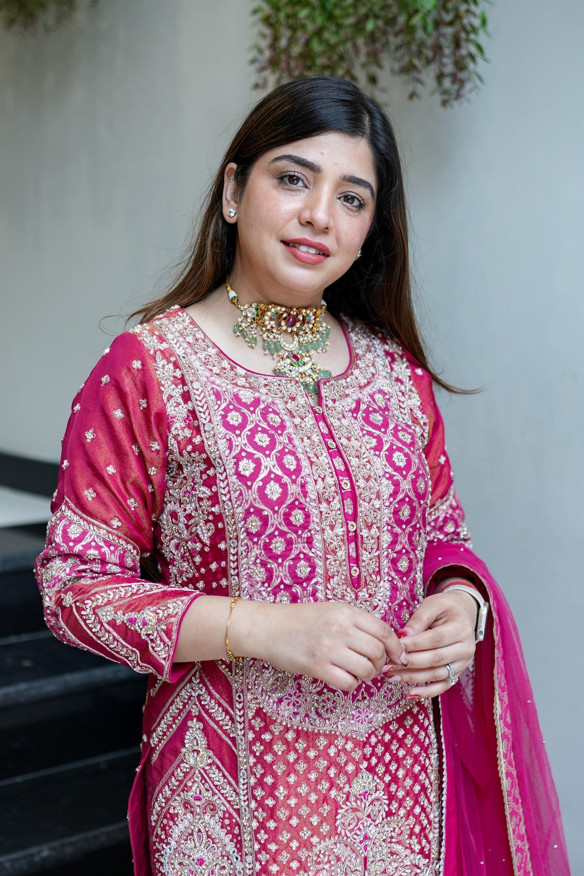 Renaya Hand Embroidered Sharara Set