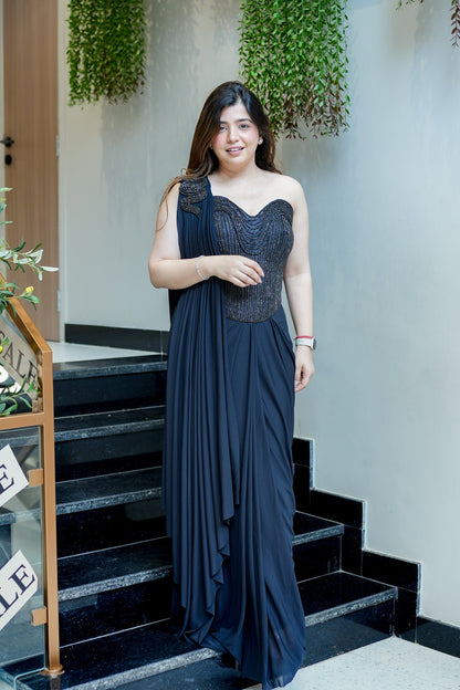 Sehra Corset Drape Saree