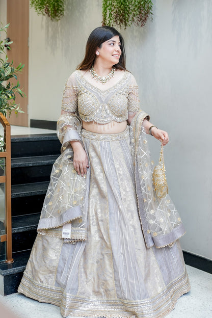 Chand Banarasi Voluminous Lehenga
