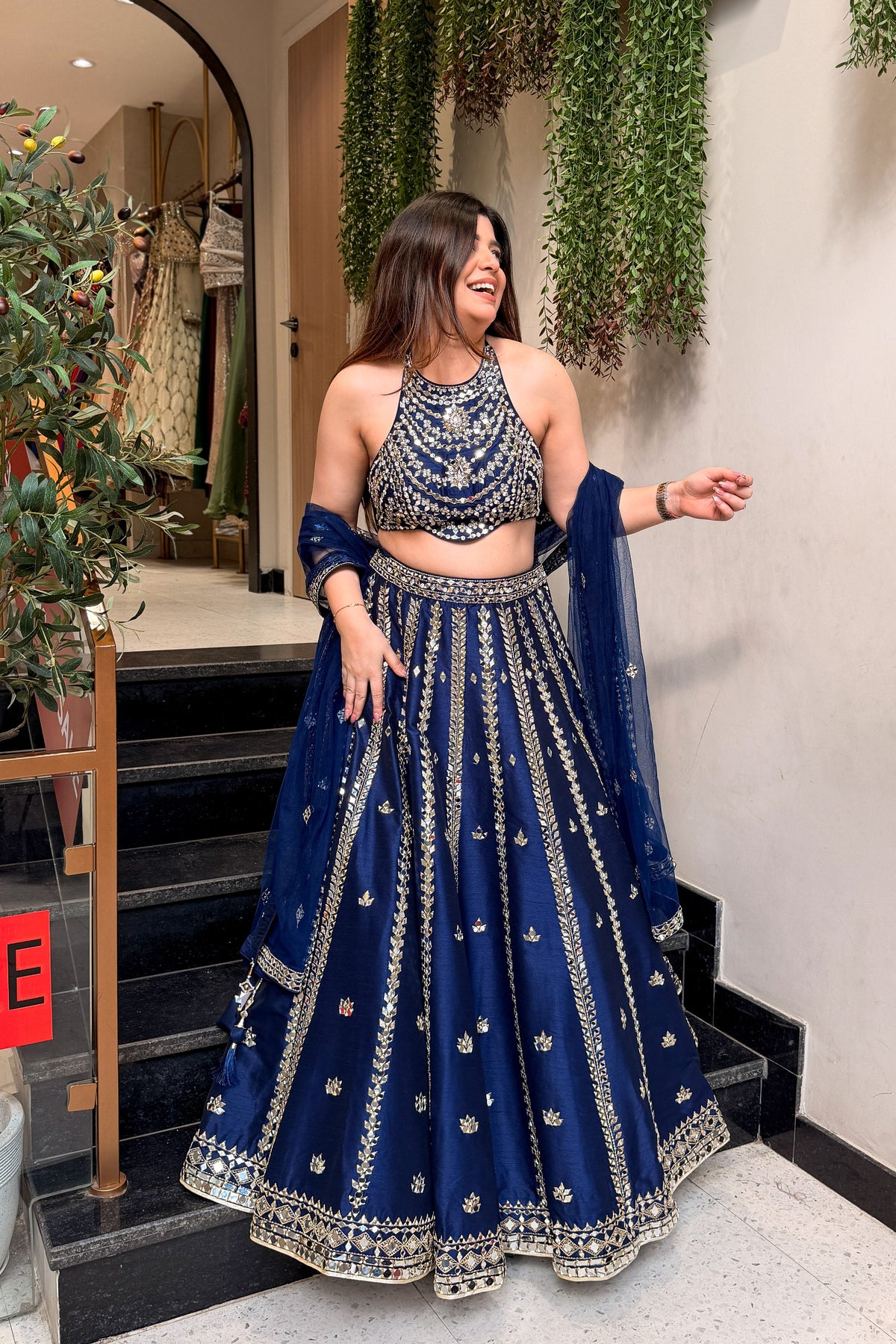 Avelia Hand Embroidered Lehenga