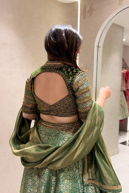 Navrooh Hand Embroidered Lehenga