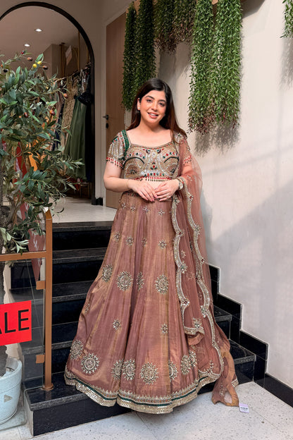 Eshvi Hand Embroidered Lehenga