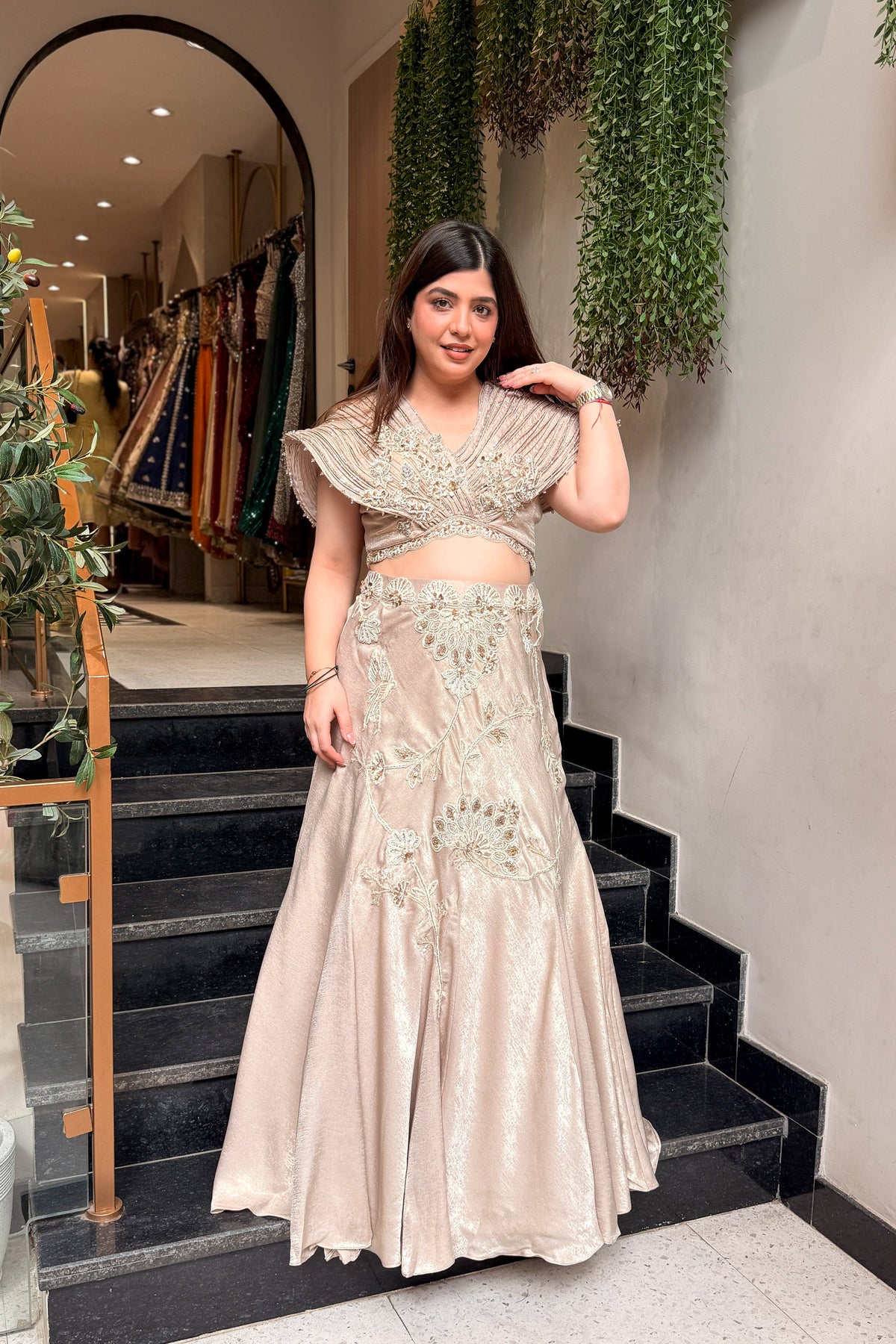 Vireya Hand Embroidered Lehenga