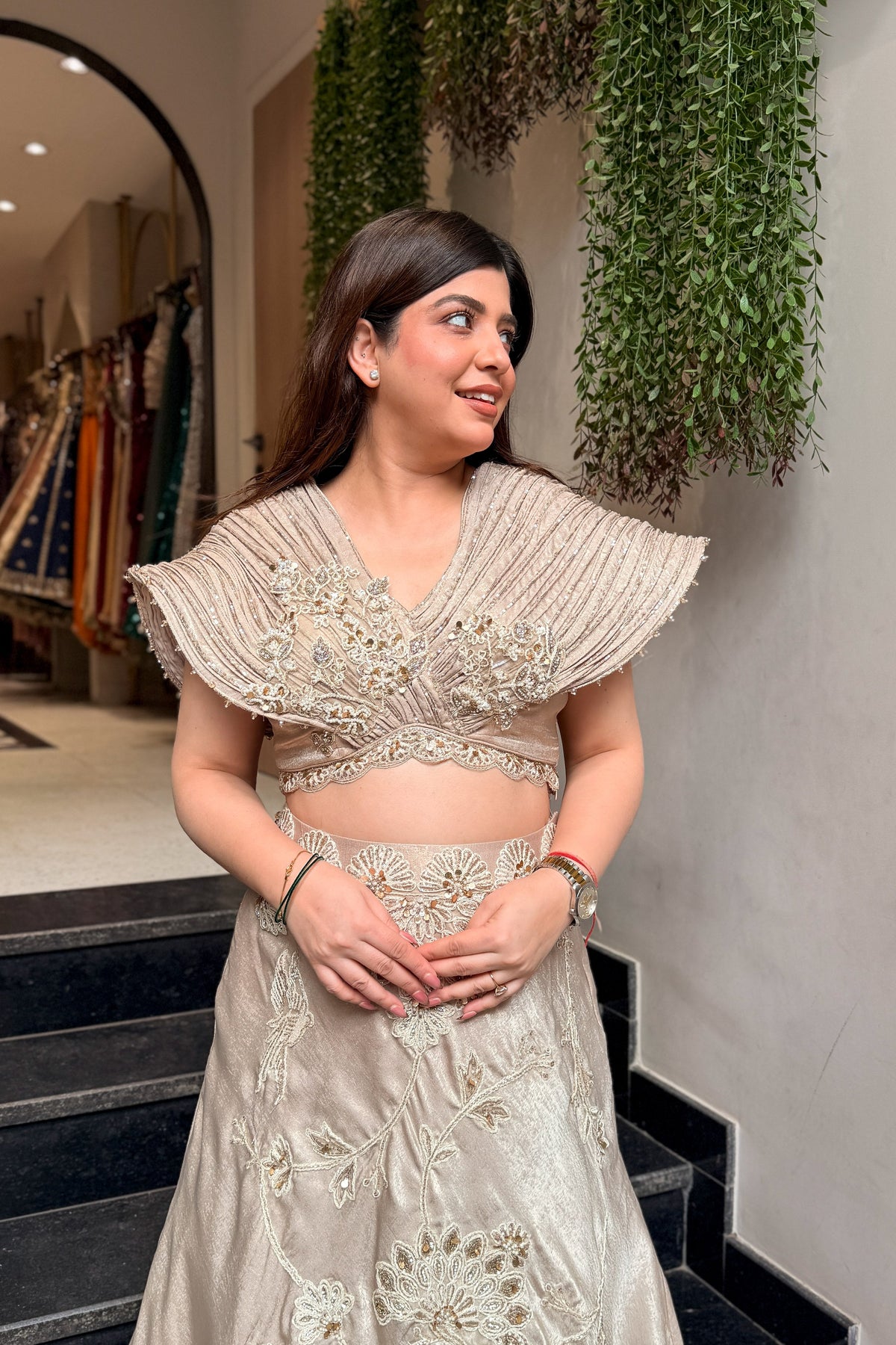 Vireya Hand Embroidered Lehenga