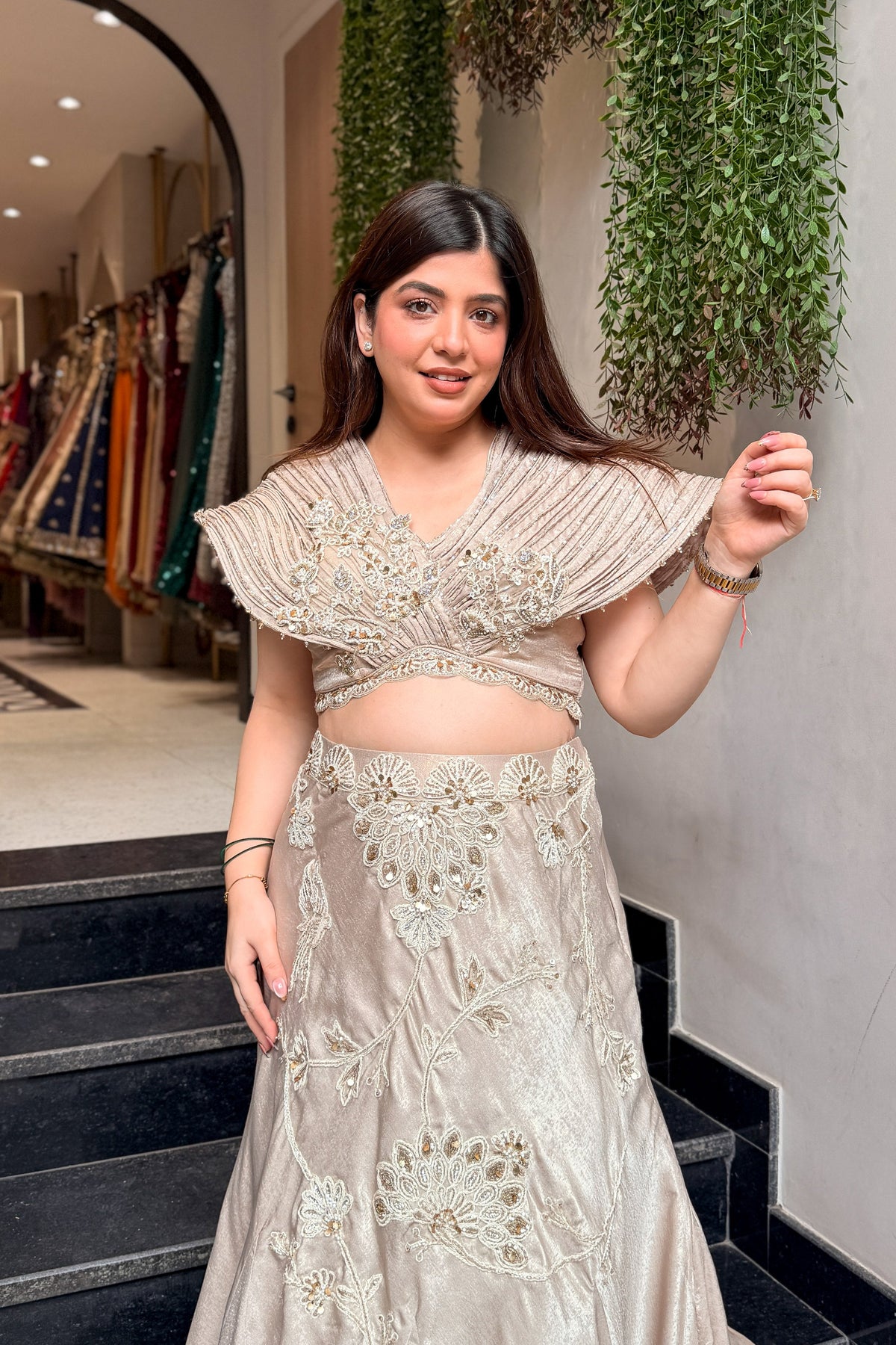 Vireya Hand Embroidered Lehenga