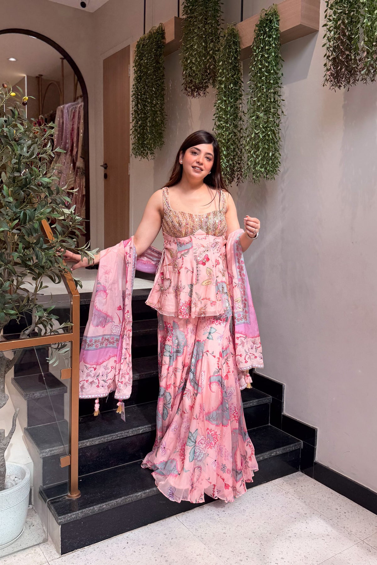 Divija Floral Printed Garara Set