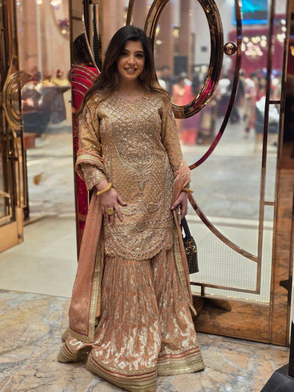 Arshiya Hand Embroidered Sharara Set