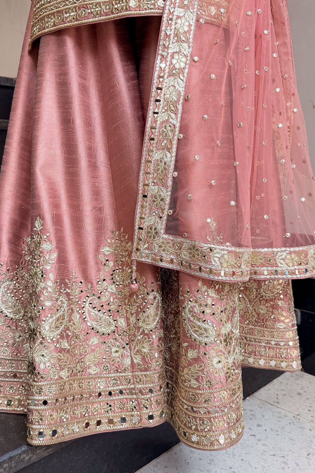 Zarisha Hand Embroidered Garara Set