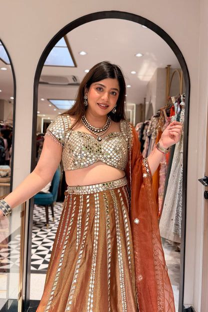 Lavika Hand Embroidered Lehenga