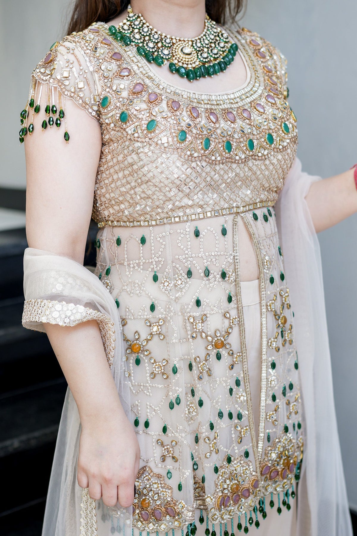 Zarmin Hand Embroidered Garara Set